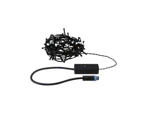 Łańcuch świetlny choinkowy YUNA Plug & Shine SH Zigbee RGB DIM 7,4m 3W IP44 45lm 9szt/1m 24V czarny / tworzywo sztuczne - 2