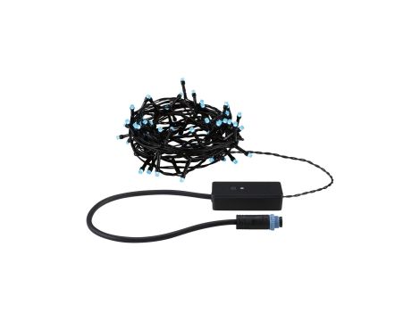 Łańcuch świetlny choinkowy YUNA Plug & Shine SH Zigbee RGB DIM 7,4m 3W IP44 45lm 9szt/1m 24V czarny / tworzywo sztuczne - 15