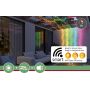 Łańcuch świetlny choinkowy YUNA Plug & Shine SH Zigbee RGB DIM 7,4m 3W IP44 45lm 9szt/1m 24V czarny / tworzywo sztuczne - 14