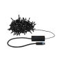 Łańcuch świetlny choinkowy YUNA Plug & Shine SH Zigbee RGB DIM 12,4m 5W IP44 45lm 9szt/1m 24V czarny / tworzywo sztuczne - 10