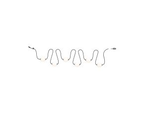 Łańcuch świetlny NAIMA Plug & Shine 5,88m kule 10cm 6x1W 3000K IP67 6x100lm 24V biały / czarny / tworzywo sztuczne - image 2