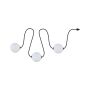 Łańcuch świetlny zestaw rozszerzający NAIMA Plug & Shine 1,71m kule średnica 10cm 3x1W 3000K IP67 3x100lm 24V biały / czarny / tworzywo sztuczne - 6