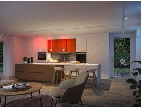 Oprawa wisząca na szynoprzewód URail SH Zigbee Tyros LED RGBW 4,5W DIM 200lm 2700 - 6500 K 230V Biały Ral 9003 / tworzywo sztuczne - 7