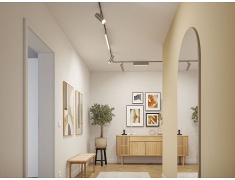 Reflektor na szynoprzewód URail THERON LED 3-STEP DIM 11W 1020lm 3000K 230V chrom matowy / tworzywo sztuczne - 5