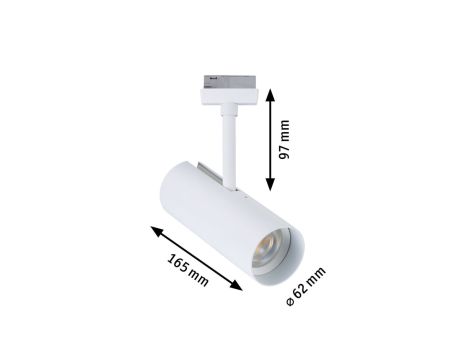 Reflektor na szynoprzewód URail THERON LED 3-STEP DIM 11W 1100lm 4000K 230V biały RAL9003 / tworzywo sztuczne - 8