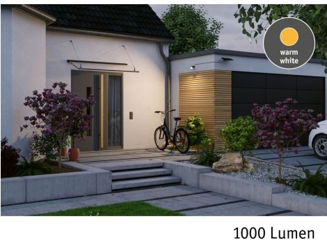 Solarna oprawa elewacyjna FLOTAS LED SH Zigbee 6,2W 700lm 3000K IP65 USB-C Aku antracyt / tworzywo sztuczne - 7