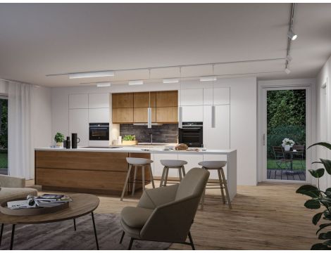 Oprawa na szynoprzewód URail CERIS LED 3-STEP DIM 9,5W 850lm IP20 4000K 230V biały RAL 9003 / aluminium - 4