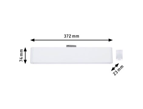 Oprawa na szynoprzewód URail CERIS LED 3-STEP DIM 9,5W 850lm IP20 4000K 230V biały RAL 9003 / aluminium - 10