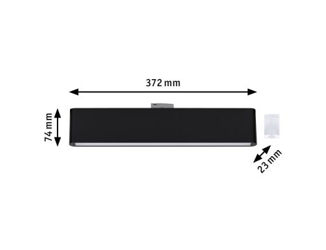 Oprawa na szynoprzewód URail CERIS LED 3-STEP DIM 9,5W 800lm IP20 3000K 230V czarny matowy / aluminium - 9