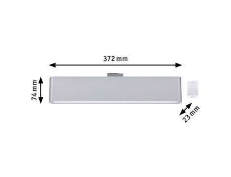 Oprawa na szynoprzewód URail CERIS LED 3-STEP DIM 9,5W 850lm IP20 4000K 230V chrom matowy / aluminium - 9