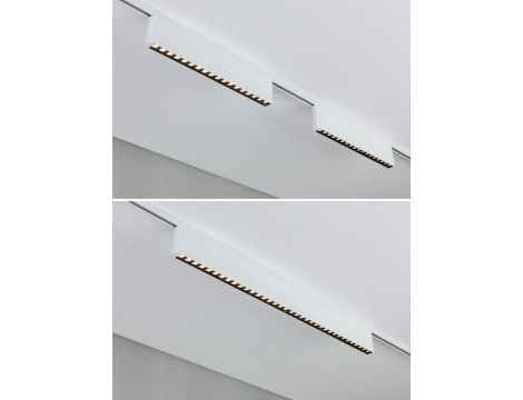 Oprawa na szynoprzewód URail ZELOS LED 3-STEP DIM 10W 1050lm IP20 3000K 230V biały RAL 9003 / aluminium - 2