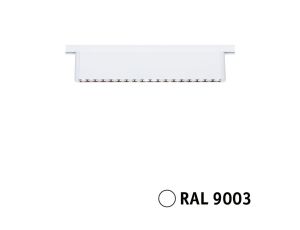 Oprawa na szynoprzewód URail ZELOS LED 3-STEP DIM 10W 1100lm IP20 4000K 230V biały RAL 9003 / aluminium