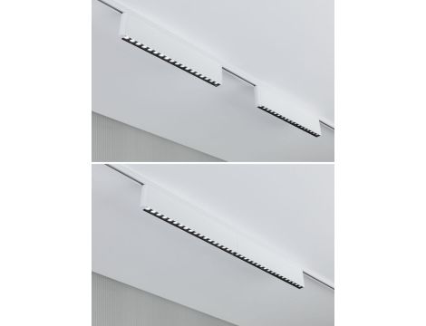 Oprawa na szynoprzewód URail ZELOS LED 3-STEP DIM 10W 1100lm IP20 4000K 230V biały RAL 9003 / aluminium - 3