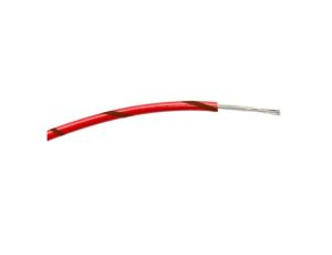 Przewód jednożyłowy linkowy, 0,2 mm, 7/0,2 mm, 24 AWG, PVC, 1 kV AC, Brązowy/Czerwony, dł. 100m, RS PRO