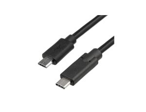 Kabel USB Akyga AK-USB-16 micro USB B (m) / USB type C (m) ver. 2.0 1.0m