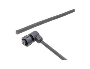 Kabel połączeniowy, 15 m, wtyczka MS3106-A 2-stykowa kątowa, otwarty koniec, PUR (poliuretan) VKAEF002