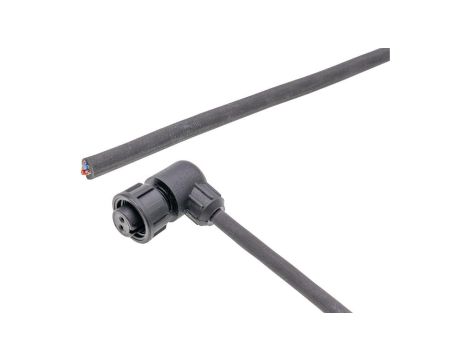VKAEF002 Kabel połączeniowy, 15 m, wtyczka MS3106-A 2-stykowa kątowa, otwarty koniec, PUR (poliuretan)