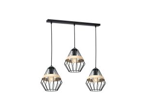 Lampa wisząca CLIFF BLACK 3xE27 MLP5525 Milagro