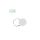 Plafon NYMPHEA BLACK i WHITE RINGS 32W NW IP54 FI380x55 biały/czarny