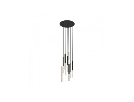 Lampa wisząca ONE kolor czarny mat/francuskie złoto metal/akryl, 9xLED 4050 Lm 3000K IP20 P0461-09L-P7SD Zuma Line