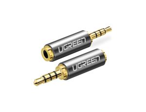 Ugreen adapter audio jack 2.5mm męski do jack 3.5mm żeński czarny (20501)