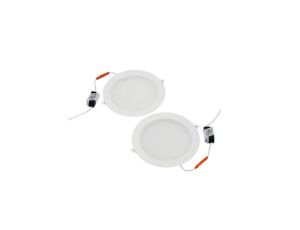 Oprawa LED AURA PRIZMA dwupak 2x18W biała 2700K wpuszczana HOROZ ELETRIC