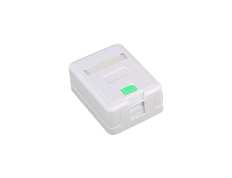 Gniazdo natynkowe keystone 1xRJ45 niewyposażone