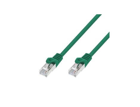 Patchcord LAN Miedź Kabel sieciowy skrętka Extralink Kat.7 S/FTP 0,5m 20G Zielony