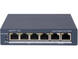 Switch PoE 4-portowy 1Gbps (zarządzalny) DS-3E1506P-EI(O-STD)