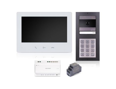 WIDEODOMOFON HIKVISION DS-KIS704EY-AFW2/Aluminium