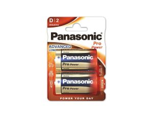 Bateria D / LR20 PANASONIC PRO POWER (blister 2 szt.)