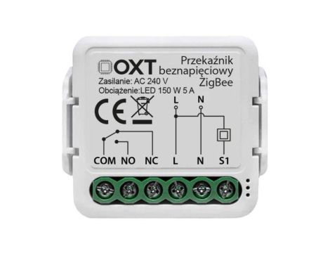 Moduł OXT mini beznapięciowy ZigBee TUYA