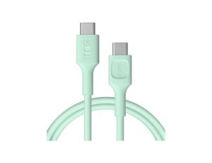 KABEL USB-C / USB-C Greencell PowerFlex 120cm PD 100W zielony silikonowy