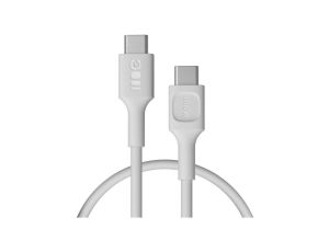 KABEL USB-C / USB-C Greencell PowerFlex 30cm PD 100W biały silikonowy