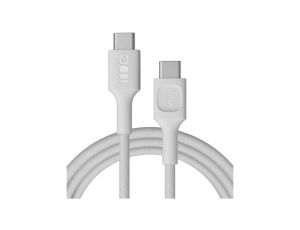 KABEL USB-C / USB-C Greencell PowerStream 200cm PD 100W biały w oplocie