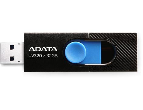 Adata Pendrive UV320 32GB USB 3.2 Gen1 Czarno-niebieski