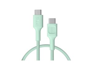 KABEL USB-C / USB-C Greencell PowerStream 30cm PD 100W zielony w oplocie
