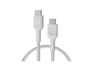 KABEL USB-C / USB-C Greencell PowerStream 30cm PD 100W biały w oplocie