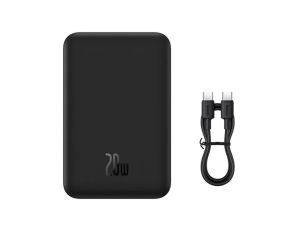 Powerbank Baseus Magnetic Mini PPCX150001 20000mAh 20W PD ŁADOWANIE INDUKCYJNE Qi USB-C KABEL USB-C