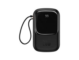Powerbank Baseus Qpow Digital Display PPQD060201 20000mAh 20W PD QC USB-A USB-C + KABEL Lightning