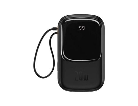Powerbank Baseus Qpow Digital Display PPQD060201 20000mAh 20W PD QC USB-A USB-C + KABEL Lightning