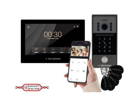 Wideodomofon REVIZOOM RM-T273HD BLACK/RC-212HD-CK1