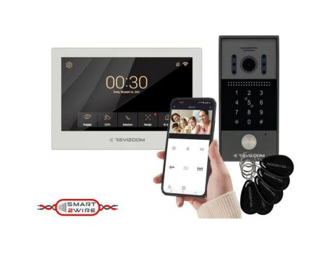 Wideodomofon REVIZOOM RM-T273HD WHITE/RC-212HD-CK1