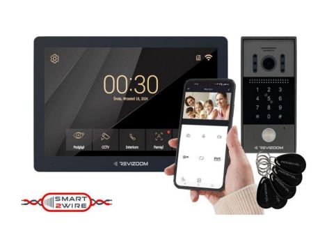 Wideodomofon REVIZOOM RM-T203HD BLACK/RC-212HD-CK1
