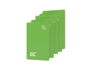 ZESTAW 5 KART DOSTĘPU NFC DO STACJI ŁADOWANIA EV Greencell HabuDen EVGCAKNFC5