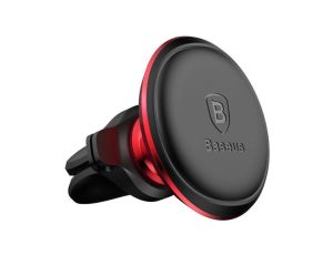 Uchwyt magnetyczny Baseus Overseas Edition czerwony (na kratkę wentylacyjną)