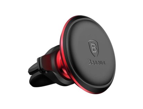 Uchwyt magnetyczny Baseus Overseas Edition czerwony (na kratkę wentylacyjną)