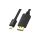 Unitek Y-C611BK przewód miniDisplayport/Displayport M/M 2m