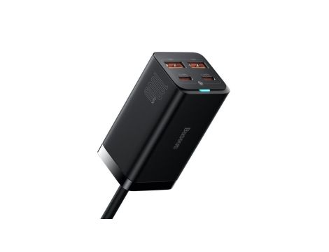 Baseus GaN3 Pro szybka uniwersalna ładowarka sieciowa GaN 2 x USB Typ C / 2x USB 100W PD3.0, QC4.0+,