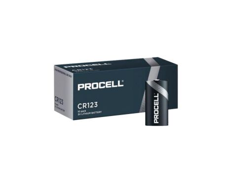 10x bateria litowa Duracell Procell CR123